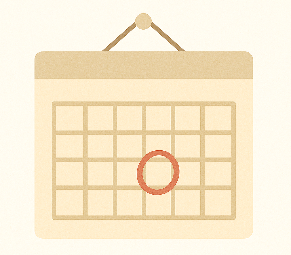 Ilustração calendário