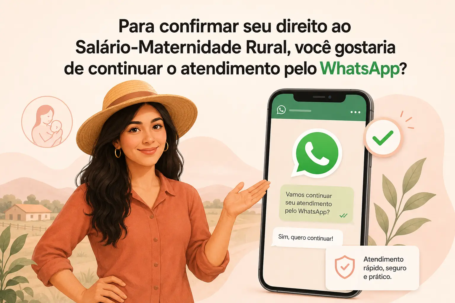 Continuar atendimento rural